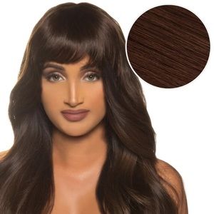 CLEOPATRA CLIP IN BANGS DARK BROWN (2) - NEW